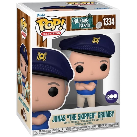 Funko Pop! Television - Gilligan's Island - Jonas ''The Skipper'' Grumby #1334 image 1