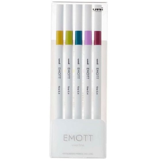 Μαρκαδόρος Σχεδίου Uni Retro Emott 0.4mm (5 Τεμάχια) image 1
