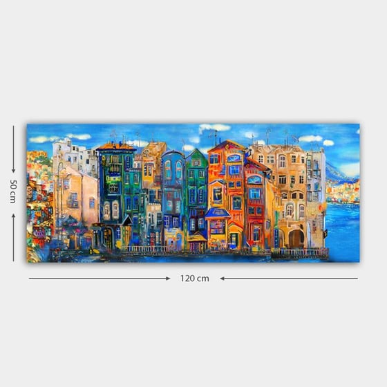 Μοντέρνος Πίνακας 24Mall Πόλη 50x120 cm image 2