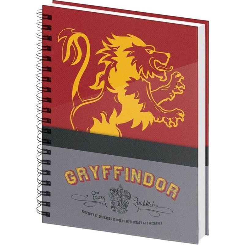 Σημειωματάριο Karactermania A4 Καρέ Σπιράλ Harry Potter - Gryffindor φωτογραφία