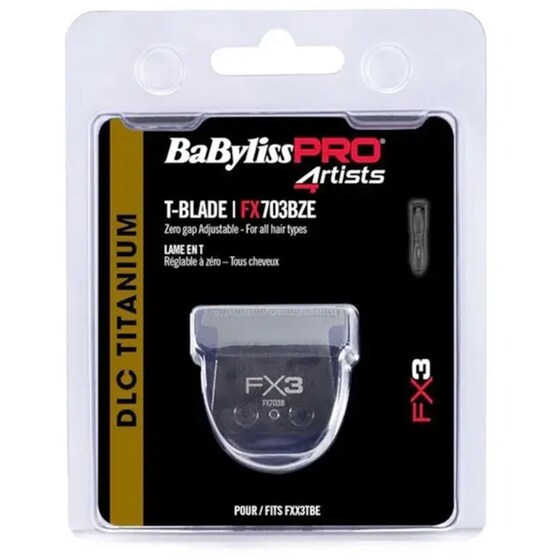 Ανταλλακτικό Κοπτικό Babyliss Pro Fx3 T-blade Dlc Titanium FX703BZE image 0