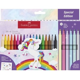 Μαρκαδόροι Faber-Castell Μονόκερος (18 Τεμάχια)