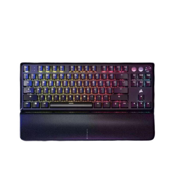 Corsair K70 Pro Tkl Μηχανικό Ενσύρματο Πληκτρολόγιο RGB - Μαύρο (US) image 2