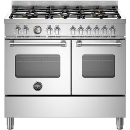 BERTAZZONI MAS106L2EXT 58/46 Lt Inox Μεικτή Κουζίνα Φυσικού Αερίου