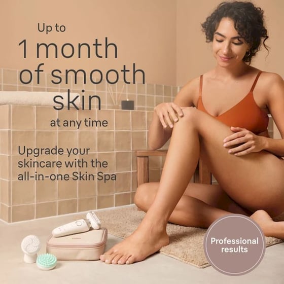 Αποτριχωτική Μηχανή BRAUN Silk-épil 9 Flex SkinSpa 9-481 3D για Υγρή & Στεγνή Χρήση image 4