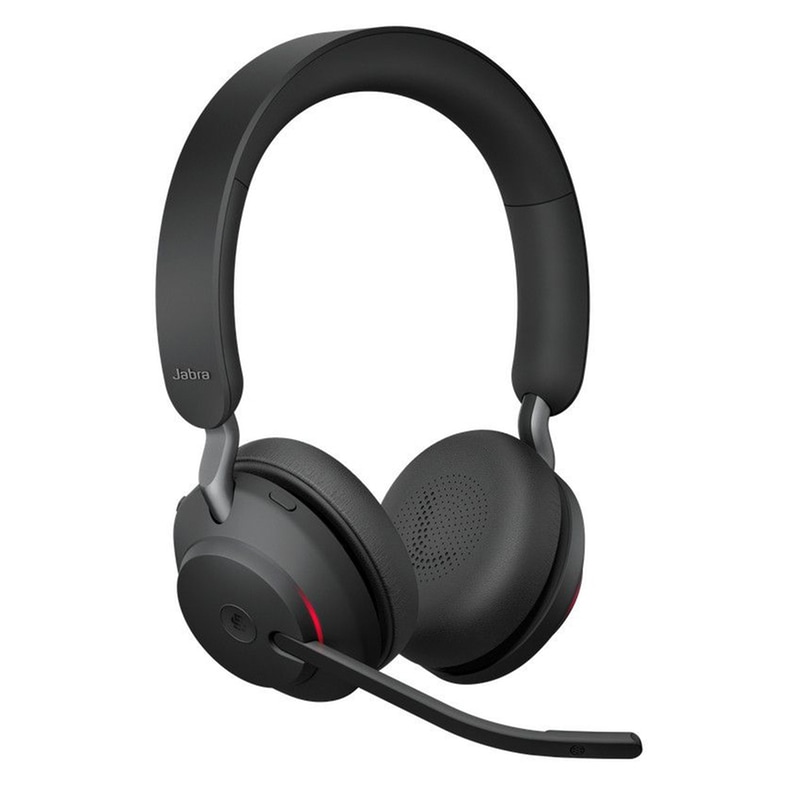 JABRA Jabra Evolve2 65 Stereo UC+ Link 380c Ασύρματα Ακουστικά Κεφαλής - Μαύρα