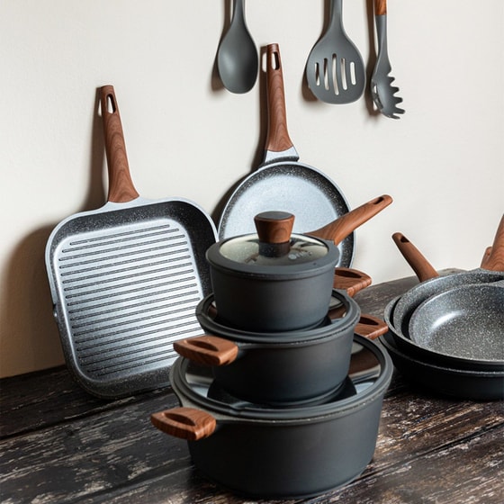 ESTIA 01-1148 Κατσαρόλα Βαθιά 24 cm Μαύρο image 3