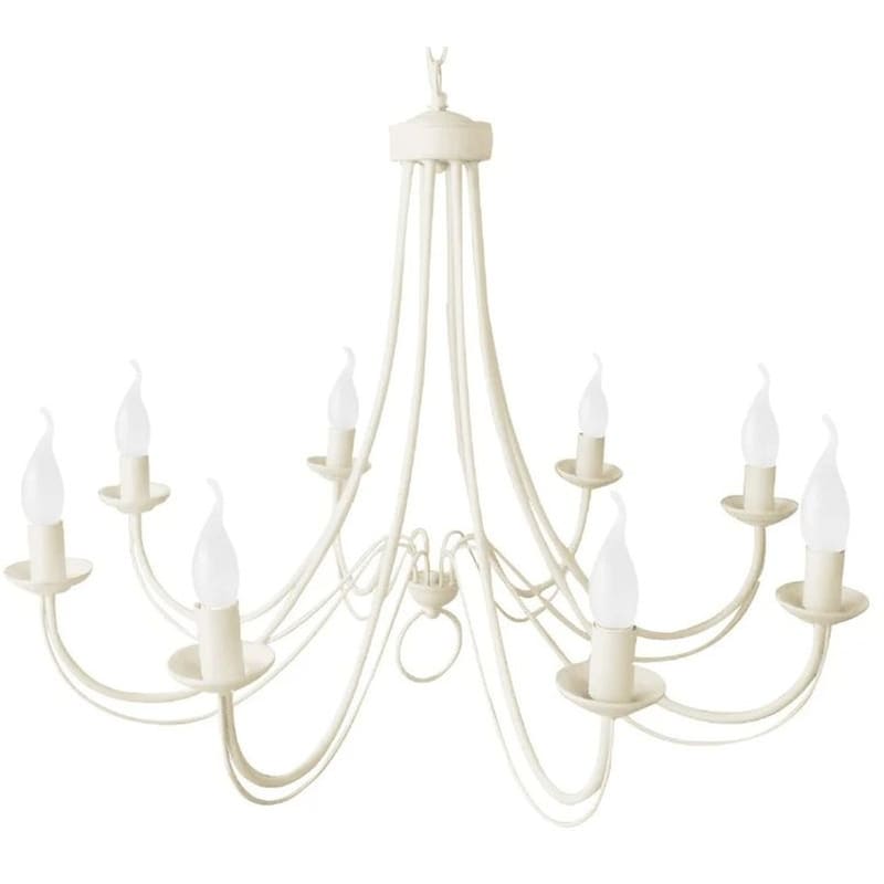 Φωτιστικό Οροφής Πολύφωτο Aca Palmyra Dla0438 Μεταλλικό - Λευκό ACA DECOR