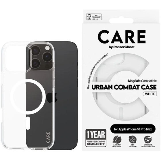 Θήκη Apple iPhone 16 Pro Max - PanzerGlass Urban Combat Case - White image 1