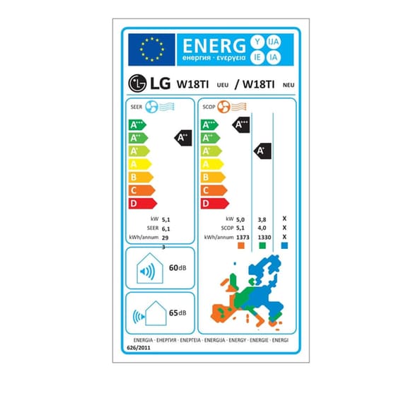 LG W18TI-NEU/UEU Κλιματιστικό Inverter 18.000 BTU A++/A+++ image 3