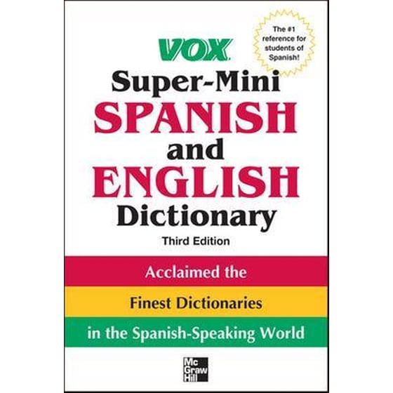 Vox Super-Mini Spanish and English Dictionary image 0