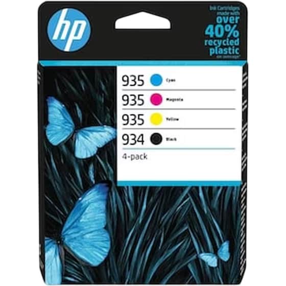 HP InkJet 934/935 Κυανό / Ματζέντα / Κίτρινο / Μαύρο Πακέτο 4 Μελανιών Εκτυπωτή 6zc72ae image 0