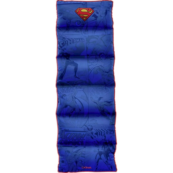Καρέκλα Gaming Αναδιπλούμενη Trust GXT 718SM Rayzee DC Superman από Τεχνητό Δέρμα - Μπλε με Σχέδιο image 2
