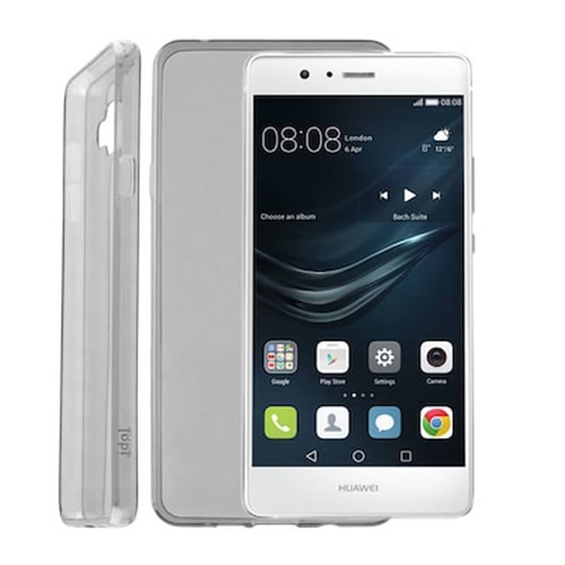 IDOL 1991 Θήκη Huawei P9 - Idol 1991 Ultra Thin TPU - Διάφανο Γκρι