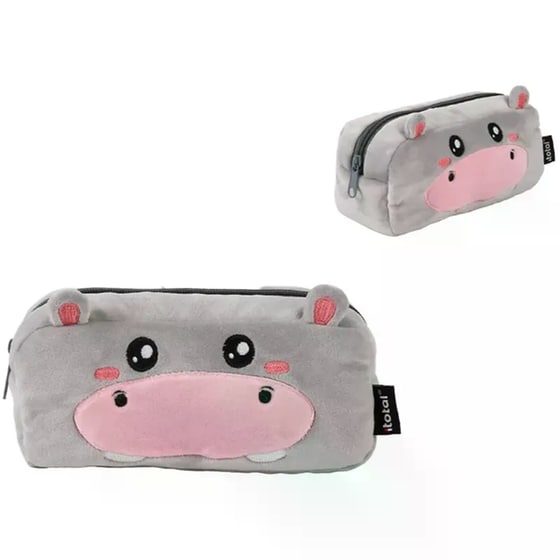 Κασετίνα Οβάλ i-Total Plush Hippo image 1