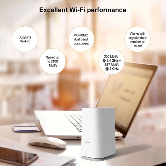 Strong Wi‑Fi Mesh Home Kit Atria 2100 2100 mbps Dual Band 2 Τμχ image 4