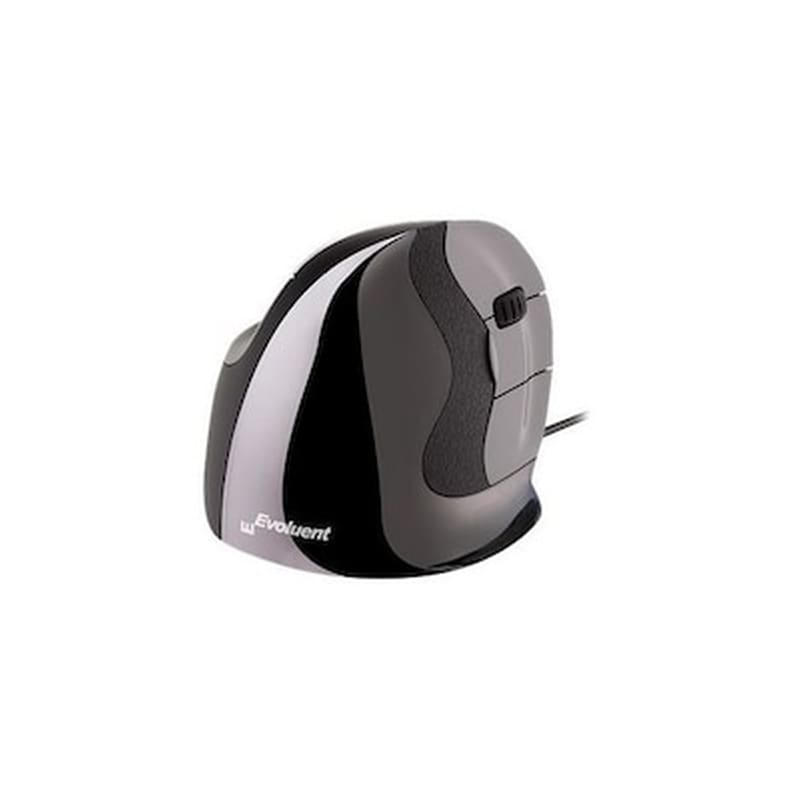 EVOLUENT BakkerElkhuizen Evoluent Vertical Mouse D Medium Ενσύρματο Εργονομικό Ποντίκι Γκρι