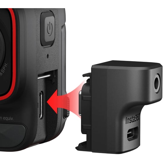 Insta360 Mic Adapter για  ACE/ACE PRO - Μαύρο image 4