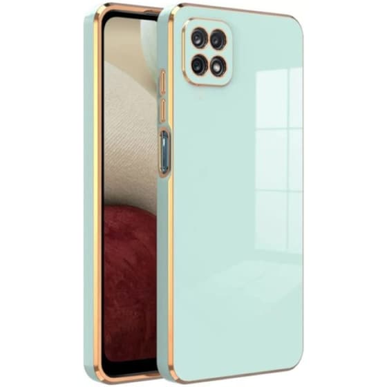 Θήκη Samsung Galaxy A22 5G - Bodycell Gold Plated - Mint Green image 0