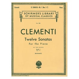 Βιβλίο Για Πιάνο G. Schirmer Clementi - 12 Sonatas, Vol.1