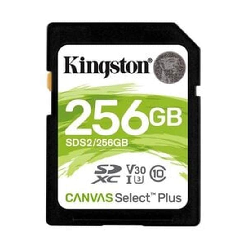 Kingston Canvas Select Plus SDXC 256GB Class 10 U3 V30 UHS-I