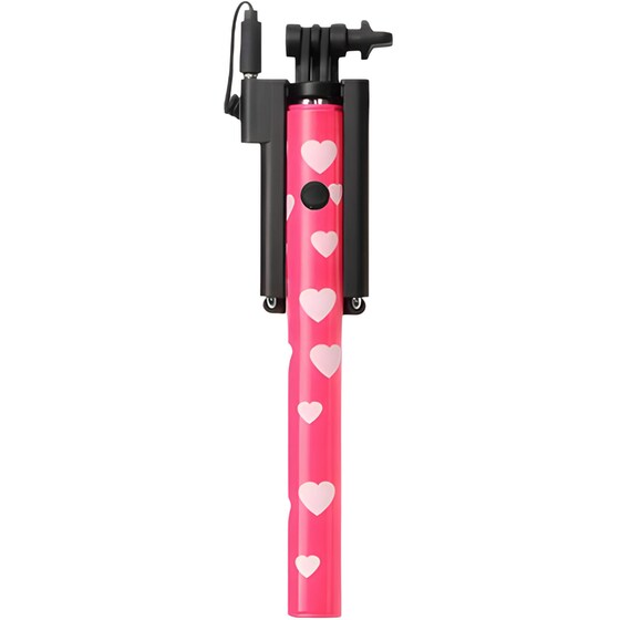 Selfie Stick Ultron Hot Shot 173951 με Καλώδιο Jack 3.5mm - Ροζ image 2