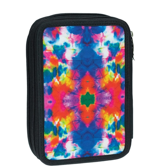 Κασετίνα Παραλληλόγραμμη No Fear Color Tie Dye Διπλή Πολύχρωμη image 1