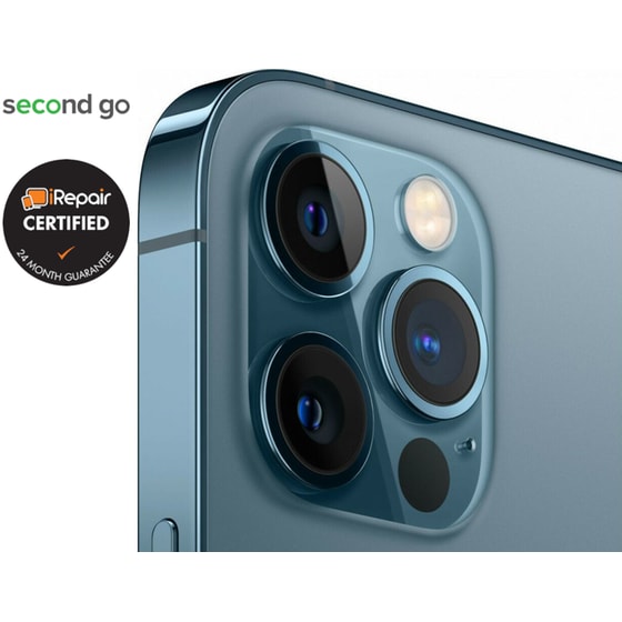 Μεταχειρισμένο Apple iPhone 12 Pro Max 128GB Pacific Blue second go Certified by iRepair image 4