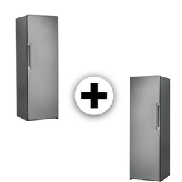 WHIRLPOOL Συντήρηση SW8AM2CXR2 και Κατάψυξη UW8F2CXBI No Frost 627 Lt Inox Ψυγείο Ντουλάπα