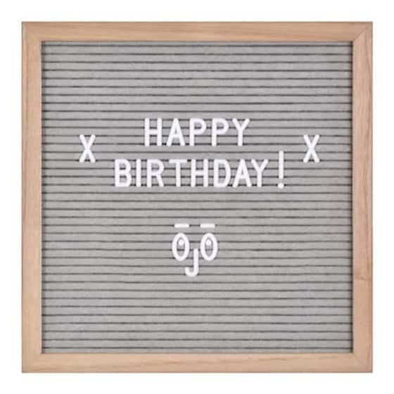 Κορνίζα Ξύλινη Σε Φυσικό Χρώμα Letter Boards 30,5x30,5εκ image 0