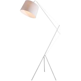 Φωτιστικό Δαπέδου Aca Decor Andalusia Mf14429wh από Mέταλλο/Ύφασμα - Λευκό