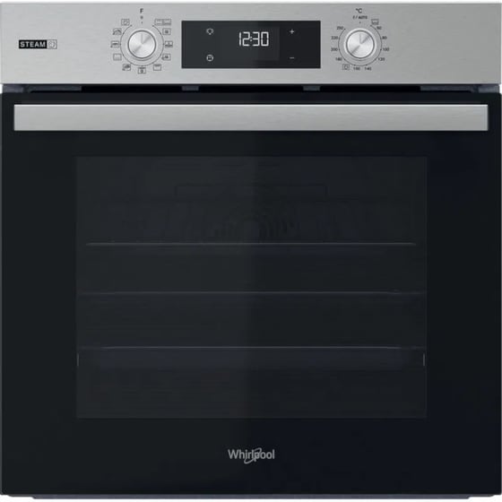 WHIRLPOOL OMSR58CU1SX & AKT 8130BA 71 Lt Inox Eντοιχιζόμενο Σετ Φούρνος και Εστία image 2