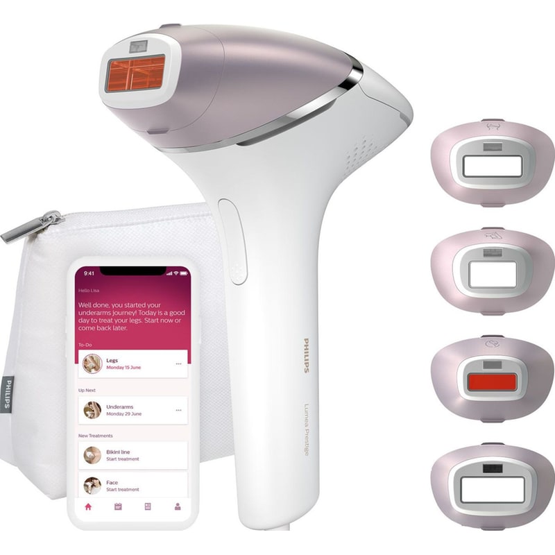 PHILIPS Αποτριχωτική Μηχανή PHILIPS BRI947/00 LUMEA PRESTIGE Μωβ