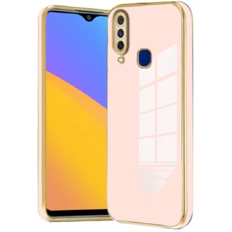 BODYCELL Θήκη Samsung Galaxy A20s - Bodycell Gold Plated - Pink