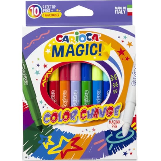 Μαρκαδόροι Carioca Jumbo 9+1 Τεμάχια Magic image 0
