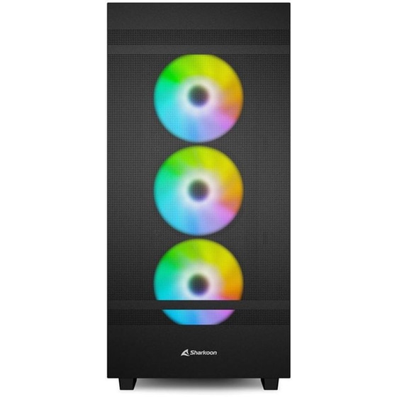 Κουτί Desktop Sharkoon Rebel C50 RGB Gaming Full Tower - Μαύρο image 2
