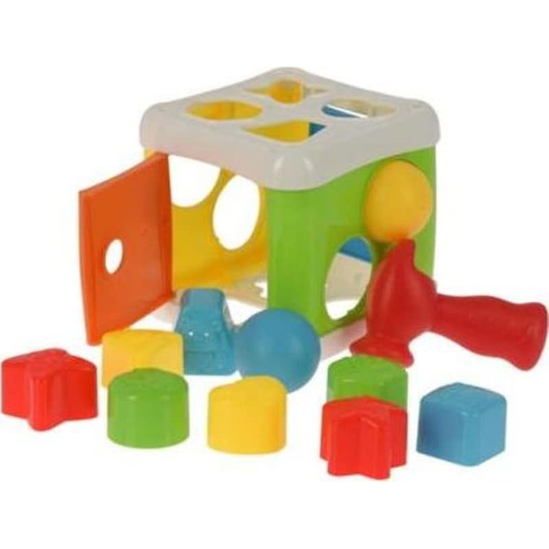 Εκπαιδευτικό Πλαστικό Κουτί Ταξινόμησης Aria Trade Με Διάφορα Σχήματα – 20.9×14.8×15 cm