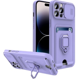 Θήκη Apple iPhone 14 Pro - Bodycell Multifunction - Μωβ