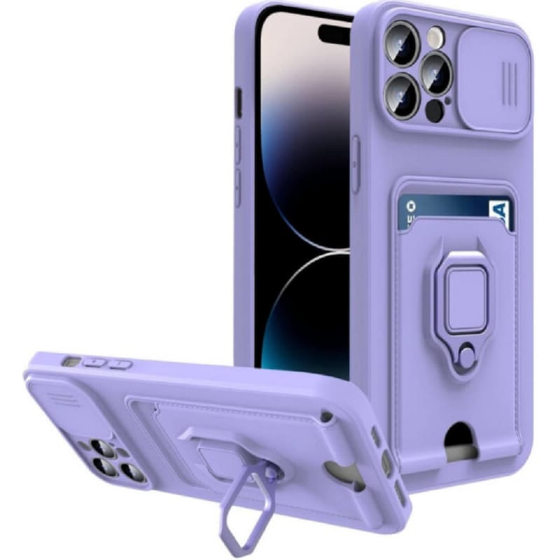 Θήκη Apple iPhone 14 Pro - Bodycell Multifunction - Μωβ