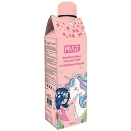 Μπουκάλι Θερμός Must Cute Μονόκερος Ανοξείδωτο 500ml