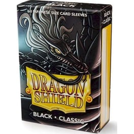 Dragon Shield Japanese Small Size Sleeves (60 Sleeves) Black