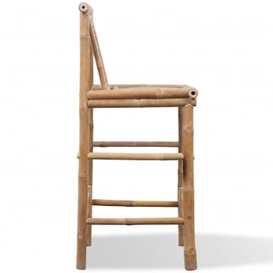 Σκαμπό Κήπου VidaXLαπό Μπαμπού 53x45x102 cm 2 Τμχ - Kαφέ image 4