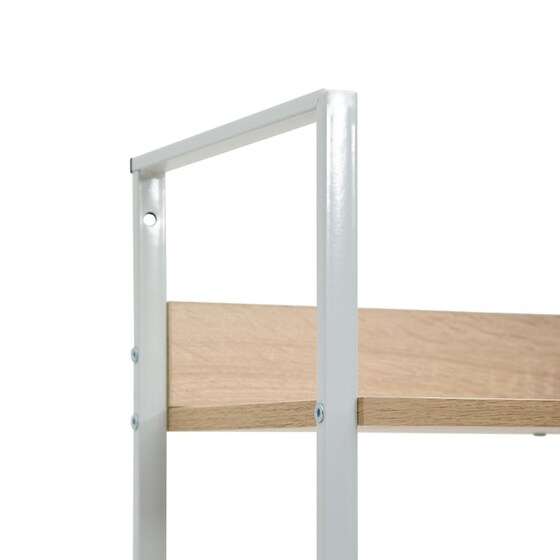 Βιβλιοθήκη VidaXL από Μέταλλο 60x27.6x158.5 cm - Καφέ image 4