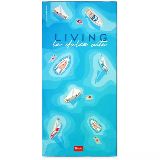 Πετσέτα Θαλάσσης Legami La Dolce Vita 85 x 180 cm image 0