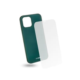 Θήκη & Προστασία οθόνης Apple iPhone 12/12 Pro - Egoboo Back Cover Case - Ruby Green