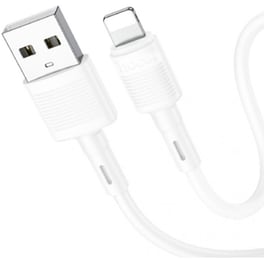Καλώδιο Φόρτισης Hoco X83  USB-A σε Lightning 2.4a 1m - Λευκό + Δωρο Touchpen