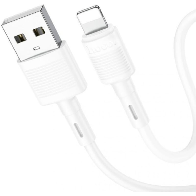 HOCO. Καλώδιο Φόρτισης Hoco X83 USB-A σε Lightning 2.4a 1m - Λευκό + Δωρο Touchpen