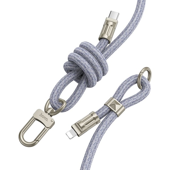 Καλώδιο Φόρτισης Hoco USB-C σε Lightning 1.8m - Blue image 0