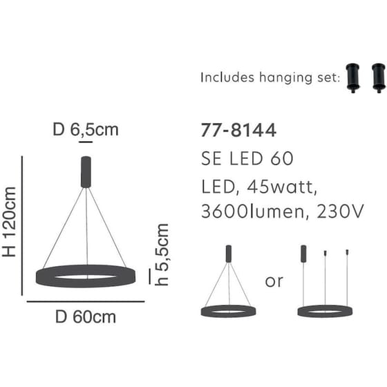 Φωτιστικό Οροφής Led Dimmable Homelighting Amaya 77-8144 από Αλουμίνιο - Ασημί image 3