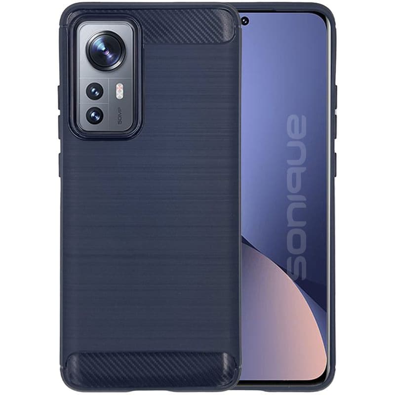 Θήκη Xiaomi Xiaomi 12/Xiaomi 12X 5G - Sonique Carbon Brushed - Μπλε
